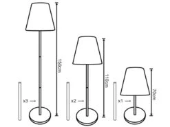Globo Solar & Akku Stehlampe Mit Fernbedienung, Auch Per USB Ladbar, Höhe 150cm 23 Globo Solar & Akku Stehlampe Mit Fernbedienung, Auch Per USB Ladbar, Höhe 150cm -Bestes Beleuchtungs Geschäft solar akku stehlampe mit fernbedienung auch per us 6