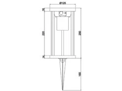 MeineWunschleuchte Solar Außen Sockelleuchte 2er SET Mit Bewegungsmelder & Dauerlicht, Höhe 25cm -Bestes Beleuchtungs Geschäft solar aussen sockelleuchte 2er set mit bewegungsme 8