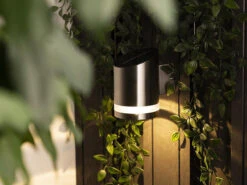 Smartwares Solar Außenwandleuchte Edelstahl, Höhe Ca. 13 Cm, Dämmerungssensor -Bestes Beleuchtungs Geschäft solar aussenwandleuchte edelstahl hoehe ca 13 cm d 7