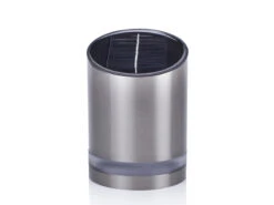 Smartwares Solar Außenwandleuchte Edelstahl, Höhe Ca. 13 Cm, Dämmerungssensor -Bestes Beleuchtungs Geschäft solar aussenwandleuchte edelstahl hoehe ca 13 cm d 8