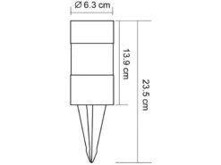 Globo Solar Edelstahl Wegeleuchten Im 3er SET - LED Außenbeleuchtung -Bestes Beleuchtungs Geschäft solar edelstahl wegeleuchten im 3er set led aussen 2