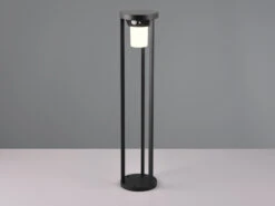 MeineWunschleuchte Solar LED Außen Wegeleuchte 2er SET Mit Bewegungsmelder & Dauerlicht, Höhe 60cm -Bestes Beleuchtungs Geschäft solar led aussen wegeleuchte 2er set mit bewegungs 4