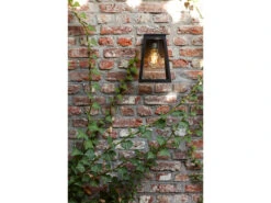 Lutec Solar LED Außenwandleuchte FIA Schwarz Aluminium, 14x14cm, Höhe 21cm -Bestes Beleuchtungs Geschäft solar led aussenwandleuchte fia schwarz aluminium 1 7