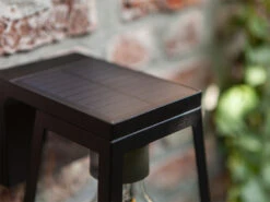 Lutec Solar LED Außenwandleuchte FIA Schwarz Aluminium, 14x14cm, Höhe 21cm -Bestes Beleuchtungs Geschäft solar led aussenwandleuchte fia schwarz aluminium 1 8