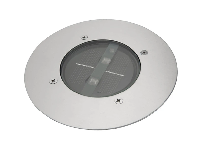Ranex Solar LED Bodeneinbaustrahler 6er SET Für Außen, Edelstahl Rund Ø14cm IP67 5 Ranex Solar LED Bodeneinbaustrahler 6er SET Für Außen, Edelstahl Rund Ø14cm IP67 – Bild 3
