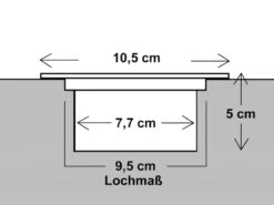 Ranex Solar LED Bodeneinbaustrahler 6er SET Für Außen, Edelstahl 4-eckig 10x10cm, IP67 -Bestes Beleuchtungs Geschäft solar led bodeneinbaustrahler 6er set fuer aussen 1 5