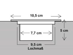 Ranex Solar LED Bodeneinbaustrahler 8er SET Für Außen, Edelstahl 4-eckig 10x10cm, IP67 -Bestes Beleuchtungs Geschäft solar led bodeneinbaustrahler 8er set fuer aussen 1 5