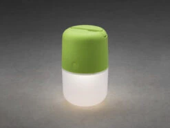 Konstsmide Solar LED Leuchte ASSISI Mit 3-Stufen Dimmer & USB-Kabel, IP44, Grün