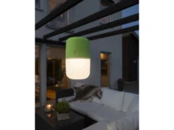 Konstsmide Solar LED Leuchte ASSISI Mit 3-Stufen Dimmer & USB-Kabel, IP44, Grün -Bestes Beleuchtungs Geschäft solar led leuchte assisi mit 3 stufen dimmer usb k 7