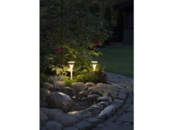 Konstsmide Solar LED Leuchten 2er Set Mit Farbwechsler & Erdspieß ASSISI, Höhe 35cm, IP44 -Bestes Beleuchtungs Geschäft solar led leuchten 2er set mit farbwechsler erdspi 4