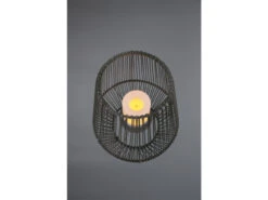 Reality Leuchten Solar LED Tischleuchte MINEROS Braun Kerzen Flackern Ø26cm Höhe 30cm -Bestes Beleuchtungs Geschäft solar led tischleuchte mineros braun kerzen flacke 17