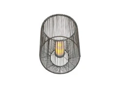 Reality Leuchten Solar LED Tischleuchte MINEROS Braun Kerzen Flackern Ø37cm Höhe 51cm -Bestes Beleuchtungs Geschäft solar led tischleuchte mineros braun kerzen flacke 7