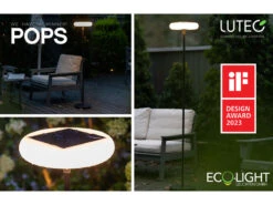 Lutec Solar Stehleuchte POPS Höhenverstellbar, Auch Per USB Aufladbar, 174cm Hoch -Bestes Beleuchtungs Geschäft solar stehleuchte pops hoehenverstellbar auch per 1 2