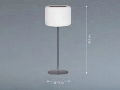 FHL Easy Solar Tischlampe PINO 39,5cm Ohne Kabel - Mit Fernbedienung Dimmbar & RGB -Bestes Beleuchtungs Geschäft solar tischlampe pino 395cm ohne kabel mit fernbed 2