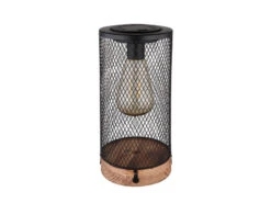 MeineWunschleuchte Solar Tischleuchten 2er SET Drahtgeflecht Schwarz Mit Holzsockel, Höhe 25,5cm 17 MeineWunschleuchte Solar Tischleuchten 2er SET Drahtgeflecht Schwarz Mit Holzsockel, Höhe 25,5cm -Bestes Beleuchtungs Geschäft solar tischleuchten 2er set drahtgeflecht schwarz 1 7