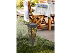 Globo Solar Wegeleuchten 3er Set Mit Erdspieß, Dekostanzungen Schwarz Gold, H.33cm 20 Globo Solar Wegeleuchten 3er Set Mit Erdspieß, Dekostanzungen Schwarz Gold, H.33cm -Bestes Beleuchtungs Geschäft solar wegeleuchten 3er set mit erdspiess dekostanz 7