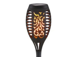 MeineWunschleuchte Solarfackeln 6er Set Mit Flammeneffekt, Schwarz, Höhe 49,5cm -Bestes Beleuchtungs Geschäft solarfackeln 6er set mit flammeneffekt schwarz hoe 4