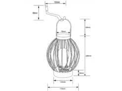 MeineWunschleuchte Solarlaterne 2er SET Metall Gitterkugel Hängend Oder Stehend, Höhe 31cm -Bestes Beleuchtungs Geschäft solarlaterne 2er set metall gitterkugel haengend o 6