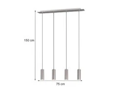 MeineWunschleuchte Spot Balkenpendel Aus Silber Mattem Metall Mit 4 Dimmbaren LEDs 11 MeineWunschleuchte Spot Balkenpendel Aus Silber Mattem Metall Mit 4 Dimmbaren LEDs -Bestes Beleuchtungs Geschäft spot balkenpendel aus silber mattem metall mit 4 d 3