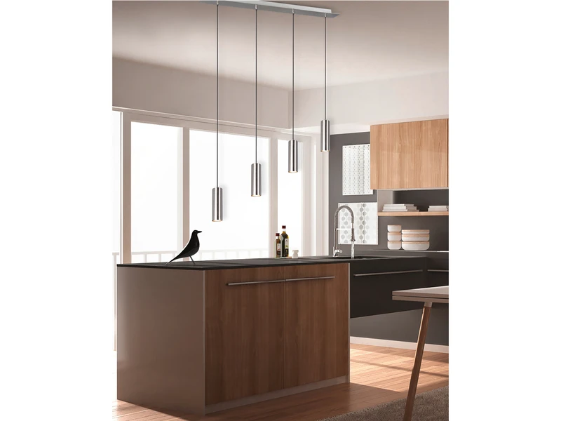 MeineWunschleuchte Spot Balkenpendel Aus Silber Mattem Metall Mit 4 Dimmbaren LEDs 7 MeineWunschleuchte Spot Balkenpendel Aus Silber Mattem Metall Mit 4 Dimmbaren LEDs – Bild 5