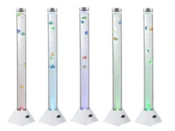 Globo Sprudelnde Farbwechsel LED Lichtsäule MENDOZA Innen Wassersäule Mit Deko Fischen 11 Globo Sprudelnde Farbwechsel LED Lichtsäule MENDOZA Innen Wassersäule Mit Deko Fischen -Bestes Beleuchtungs Geschäft sprudelnde farbwechsel led lichtsaeule mendoza inn 2