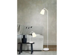 Reality Leuchten Stehleuchte BUDDY Spot Schwenkbar, Aus Metall & Stoffschirm In Weiß, Höhe 148cm -Bestes Beleuchtungs Geschäft stehleuchte buddy spot schwenkbar aus metall stoff 8