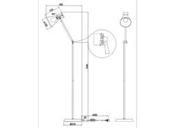 Reality Leuchten Stehleuchte ENZO Mit Gelenk & Fußschalter In Silber - Höhe 150cm 18 Reality Leuchten Stehleuchte ENZO Mit Gelenk & Fußschalter In Silber - Höhe 150cm -Bestes Beleuchtungs Geschäft stehleuchte enzo mit gelenk fussschalter in silber 7