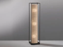 Fischer & Honsel Stehleuchte THOR Mit Lampenschirm Zylinder Leinen Beige, 115cm Klein -Bestes Beleuchtungs Geschäft stehleuchte thor mit lampenschirm zylinder leinen 1 2