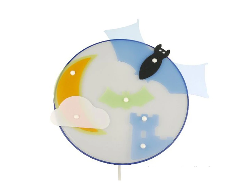 Niermann Süße Wandleuchte (Ø 25cm) Mit Bruchsicherem Schirm, FLEDERMAUS 3 Niermann Süße Wandleuchte (Ø 25cm) Mit Bruchsicherem Schirm, FLEDERMAUS