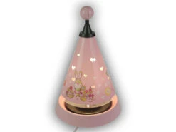 Niermann Tischlampe Kinderzimmer Carrousel Projiziert Süsse Herzen Ins Kinderzimmer -Bestes Beleuchtungs Geschäft tischlampe kinderzimmer carrousel projiziert suess 2