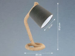Fischer & Honsel Tischlampe YARA Design Maritim - Taulampe Mit Seil & Schirm Grau 11 Fischer & Honsel Tischlampe YARA Design Maritim - Taulampe Mit Seil & Schirm Grau -Bestes Beleuchtungs Geschäft tischlampe yara design maritim taulampe mit seil s 3