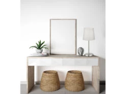 FHL Easy Tischleuchte EVE Silber Mit Lampenschirm Leinen Weiß, 30cm Klein -Bestes Beleuchtungs Geschäft tischleuchte eve silber mit lampenschirm leinen we 4