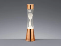 Reality Leuchten Trendige 90er Jahre Säulen Lavalampe Magma In Kupfer, Höhe 39cm Ø11cm