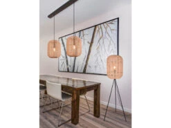 Trio Leuchten Tripod Stehlampe RUNA Korbleuchte Mit Sisal Geflecht Lampenschirm 35cm -Bestes Beleuchtungs Geschäft tripod stehlampe runa korbleuchte mit sisal geflec 4