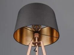 Reality Leuchten Tripod Stehleuchte COLETTE Mit Stoffschirm In Schwarz/Gold & Ablagetisch H 152cm 19 Reality Leuchten Tripod Stehleuchte COLETTE Mit Stoffschirm In Schwarz/Gold & Ablagetisch H 152cm -Bestes Beleuchtungs Geschäft tripod stehleuchte colette mit stoffschirm in schw 6