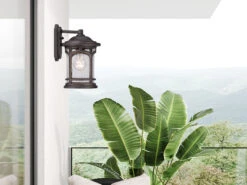 QUOIZEL Ultra Wetter & Salzluft Resistente Außen Laterne MARBLEHEAD, Bronze 28cm -Bestes Beleuchtungs Geschäft ultra wetter salzluft resistente aussen laterne ma 6