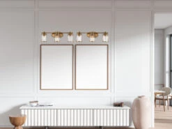 KICHLER Wandleuchte ASHLAND BAY In Messing Für Badezimmer & Wohnraum, Breite 61cm -Bestes Beleuchtungs Geschäft wandleuchte ashland bay in messing fuer badezimmer 15