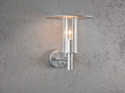 Konstsmide Wandleuchte MODE, E27, Vandalismus Geschützt, Galv. Stahl, IP54 -Bestes Beleuchtungs Geschäft wandleuchte mode e27 vandalismus geschuetzt galv s 3