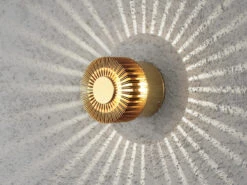 Konstsmide Wandleuchte MONZA Effektvolle Beleuchtung, Bronzefarbenes Massives Aluminium