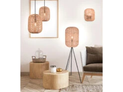 Trio Leuchten Wandleuchte RUNA Korbleuchte Mit Sisal Geflecht Lampenschirm Höhe 27,5cm -Bestes Beleuchtungs Geschäft wandleuchte runa korbleuchte mit sisal geflecht la 5