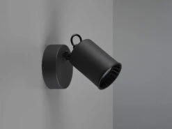 Trio Leuchten Wandstrahler PAGO Metallschirm Schwarz - 1 Spot Schwenkbar - Ø 6cm -Bestes Beleuchtungs Geschäft wandstrahler pago metallschirm schwarz 1 spot schw 4