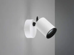 Trio Leuchten Wandstrahler PAGO Metallschirm Weiß - 1 Spot Schwenkbar - Ø 6cm -Bestes Beleuchtungs Geschäft wandstrahler pago metallschirm weiss 1 spot schwen 3