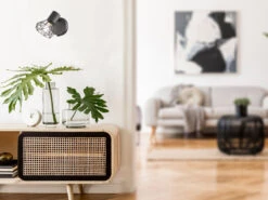 Fischer & Honsel Wandstrahler RAN Grau Mit Schalter, Gitterlampe Schwenkbar, Breite 8cm -Bestes Beleuchtungs Geschäft wandstrahler ran grau mit schalter gitterlampe sch 2