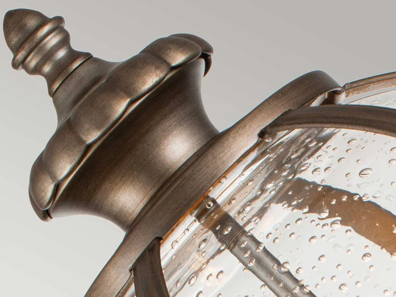 KICHLER Wegeleuchte HALLERON Im Jugendstil Mit Glaskugel, Bronze Höhe 70cm 8 KICHLER Wegeleuchte HALLERON Im Jugendstil Mit Glaskugel, Bronze Höhe 70cm – Bild 6