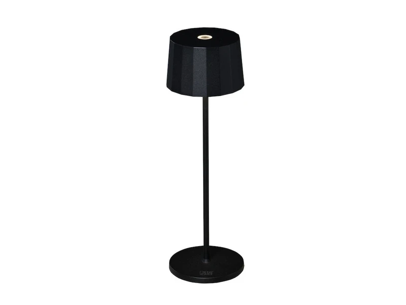 Konstsmide Wiederaufladbare LED Outdoor Akku Tischleuchte POSITANO Dimmbar Schwarz, H: 35cm 4 Konstsmide Wiederaufladbare LED Outdoor Akku Tischleuchte POSITANO Dimmbar Schwarz, H: 35cm – Bild 2