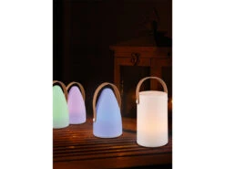 MeineWunschleuchte Wiederaufladbare LED Tischleuchte 2er SET Farbwechsel, Akku, USB Höhe 20cm -Bestes Beleuchtungs Geschäft wiederaufladbare led tischleuchte 2er set farbwech 7