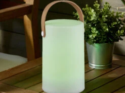 MeineWunschleuchte Wiederaufladbare LED Tischleuchte 2er SET Farbwechsel, Akku, USB Höhe 20cm -Bestes Beleuchtungs Geschäft wiederaufladbare led tischleuchte 2er set farbwech 9