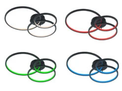 Trio Leuchten WIZ LED Deckenleuchte AARON Anthrazit 79 Cm Lang Mit Fernbedienung -Bestes Beleuchtungs Geschäft wiz led deckenleuchte aaron anthrazit 79 cm lang m 2