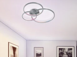 Trio Leuchten WIZ LED Deckenleuchte AARON Anthrazit 79 Cm Lang Mit Fernbedienung -Bestes Beleuchtungs Geschäft wiz led deckenleuchte aaron anthrazit 79 cm lang m 4