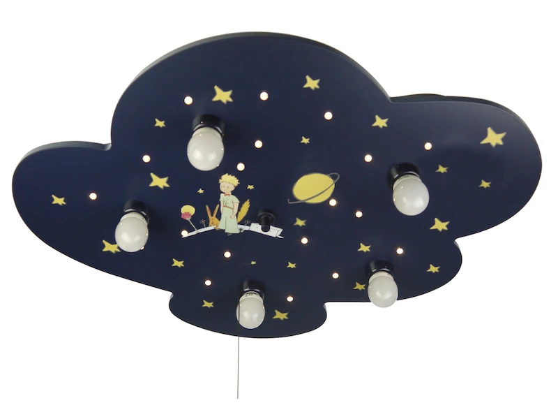 Niermann XXL Kinder Deckenleuchte KLEINER PRINZ Zugschalter Für LED-Schlummerlicht 4 Niermann XXL Kinder Deckenleuchte KLEINER PRINZ Zugschalter Für LED-Schlummerlicht – Bild 2